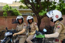 All-women police force in India 'will scare men' by tackling abuse