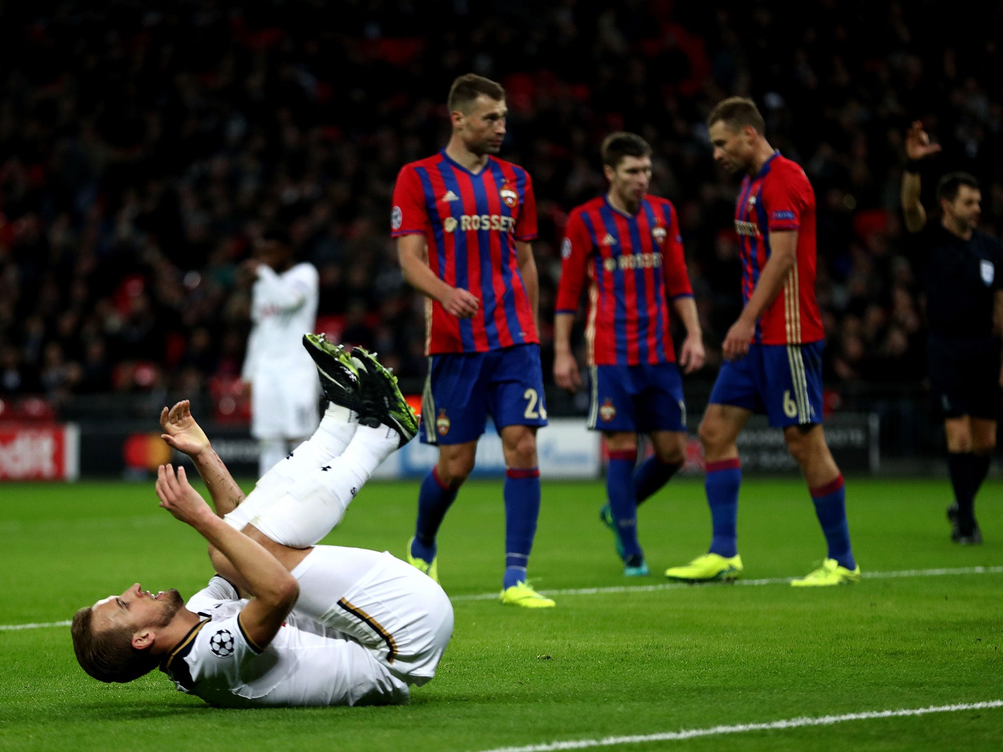 Tottenham were unable to get of the Champions League group stages