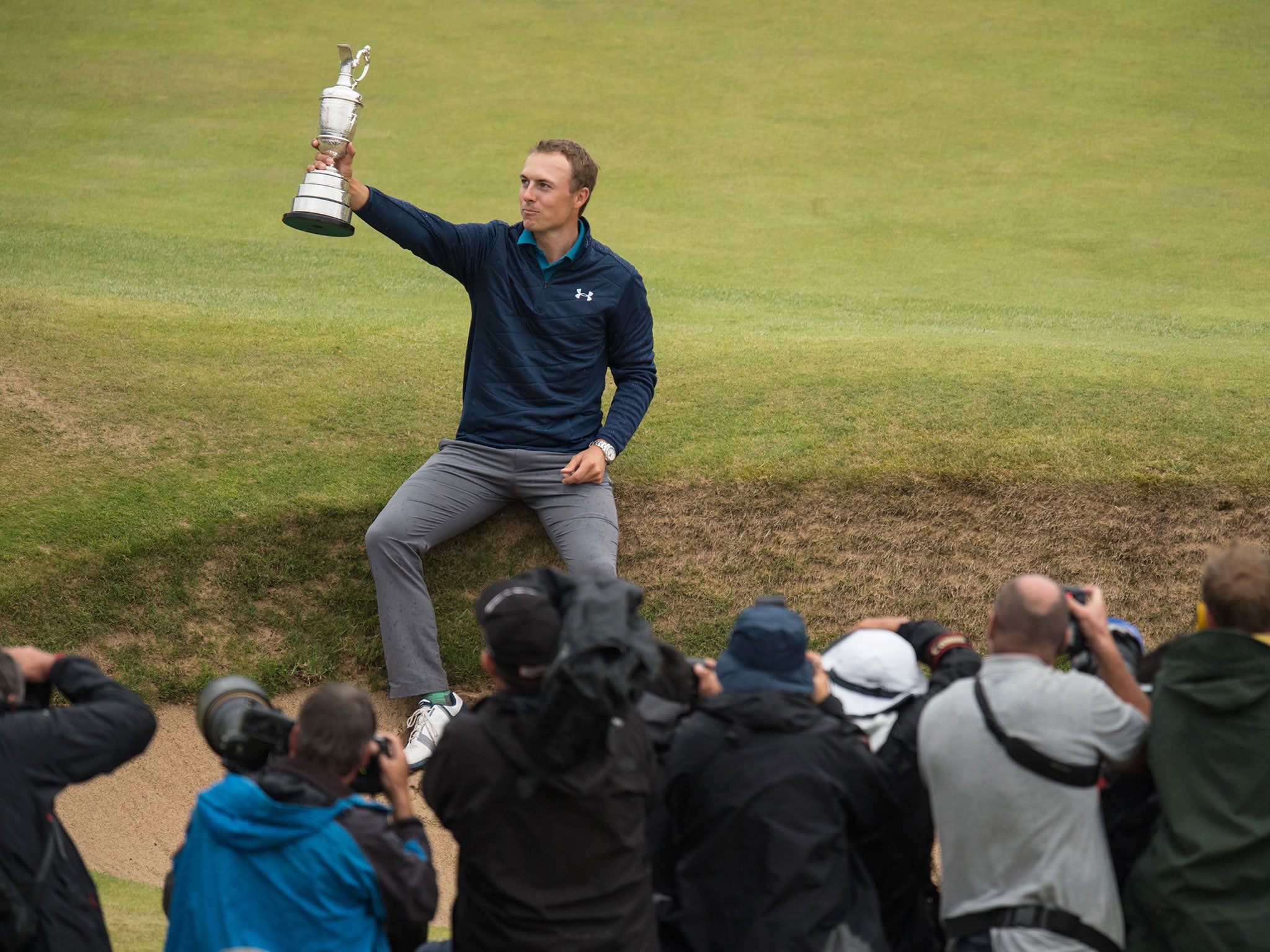 Spieth fought back after his slip-up on the 13th to claim a third major title