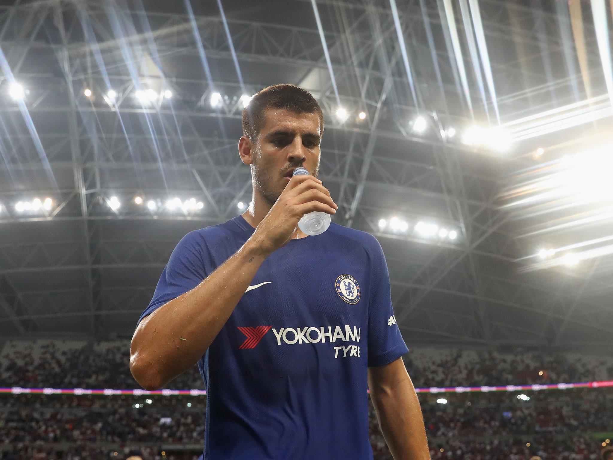Alvaro Morata snatched an assist on his debut
