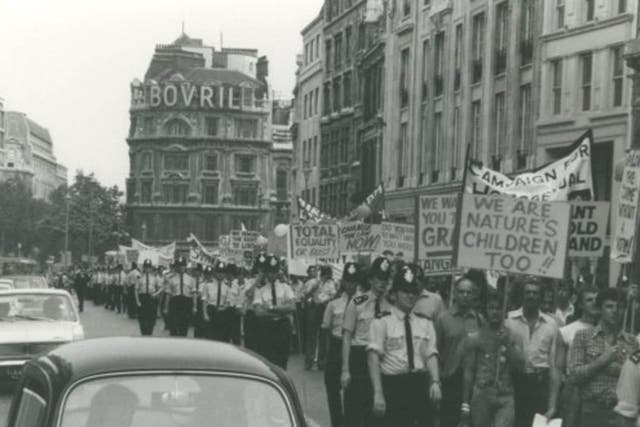 'We are nature's children too': the 1974 Pride March for gay rights