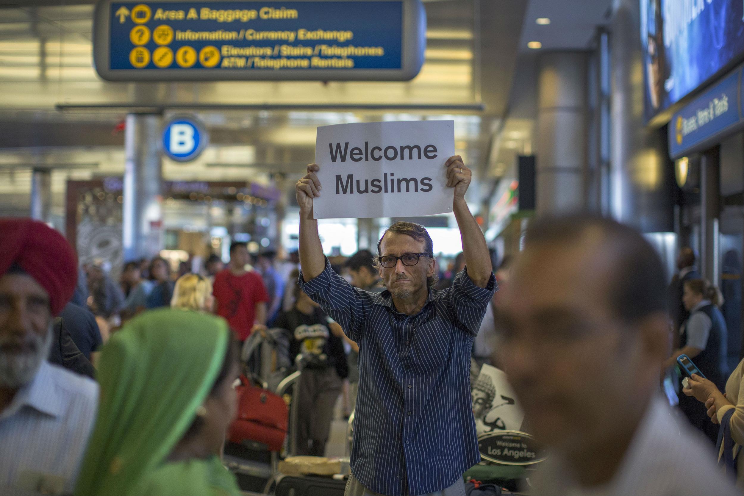 The couple suspect they were refused entry because Mr Gul is Muslim