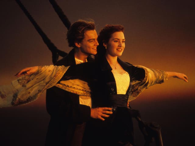 Leonardo Dicaprio and Kate Winslet in Titanic