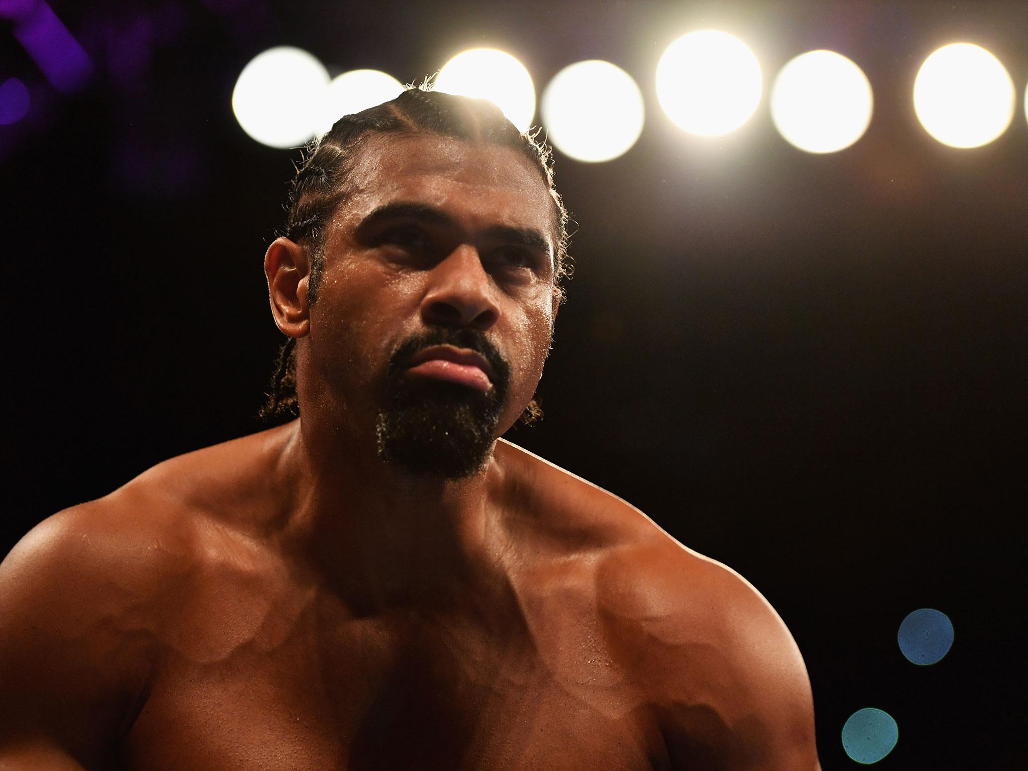 David Haye wants to take on Anthony Joshua when he returns from injury