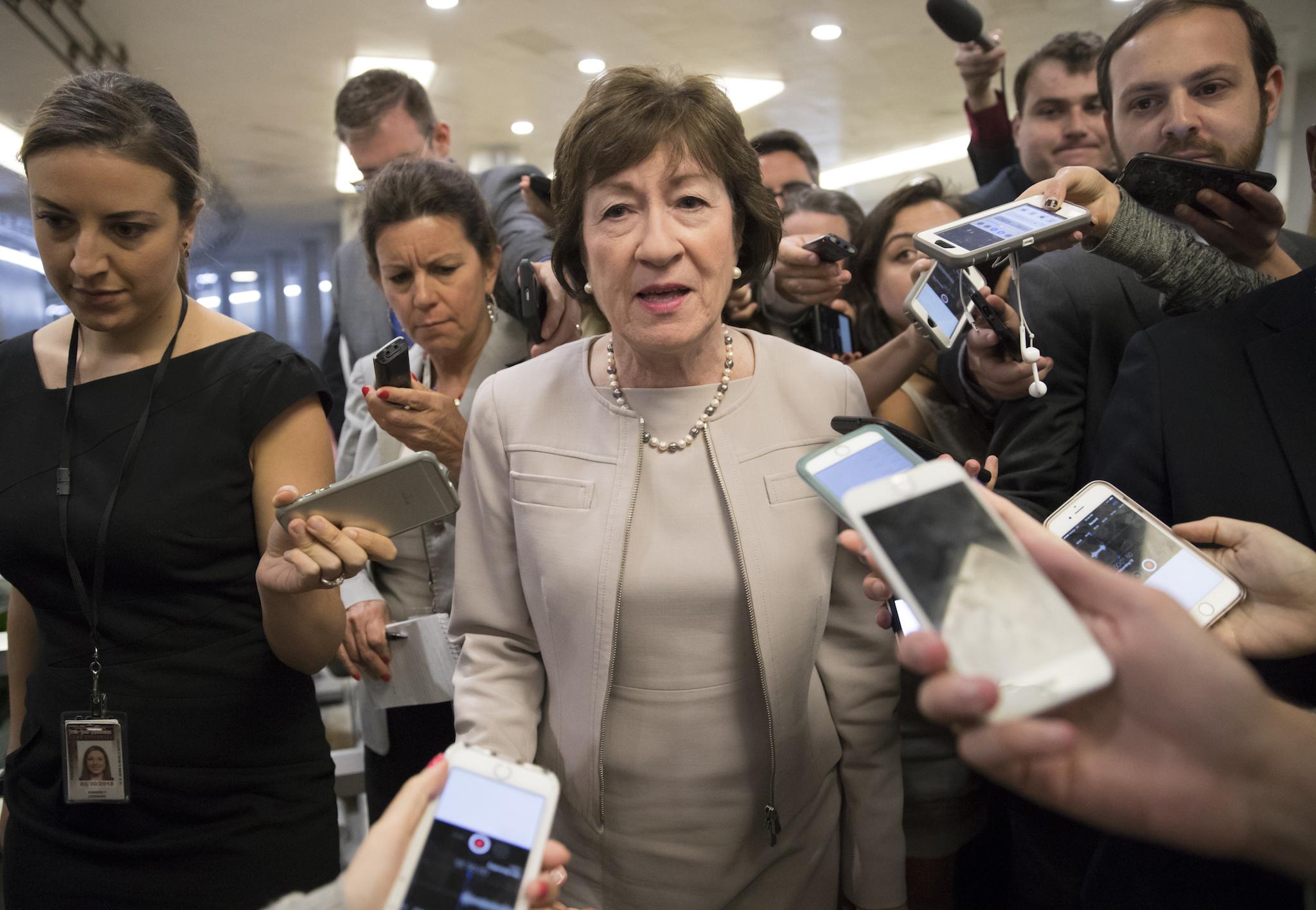 Republican Senator Susan Collins has again rejected her colleagues' healthcare effort