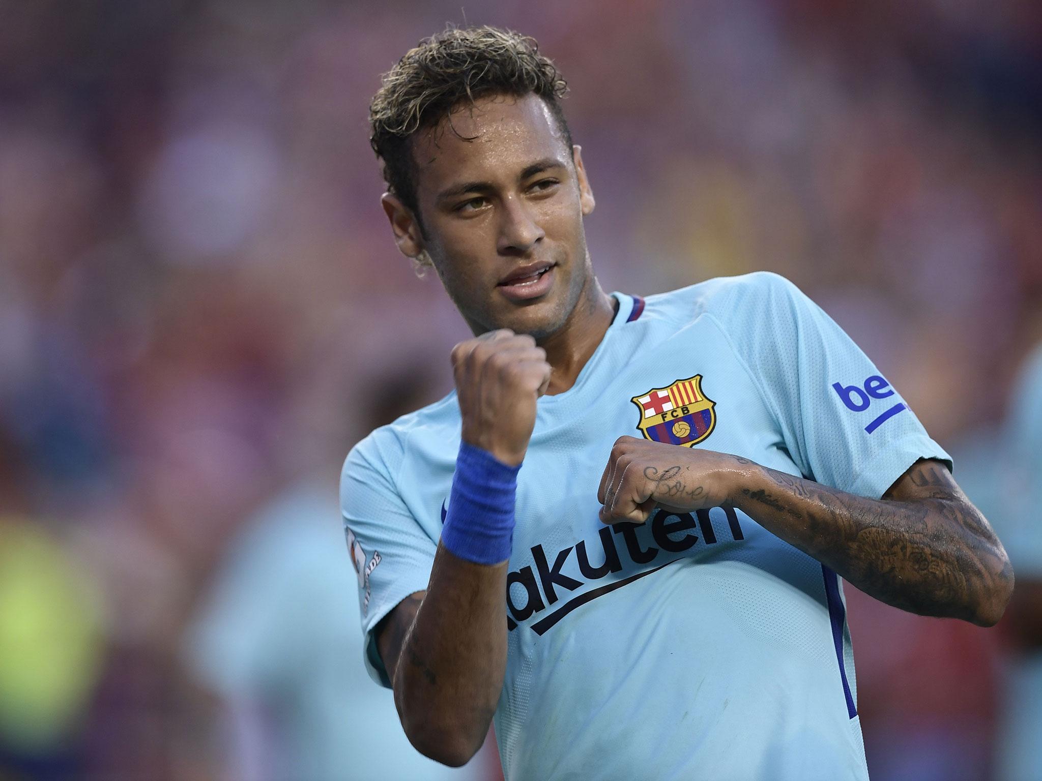Neymar scored the only goal of the game as United fell to their first defeat of the tour