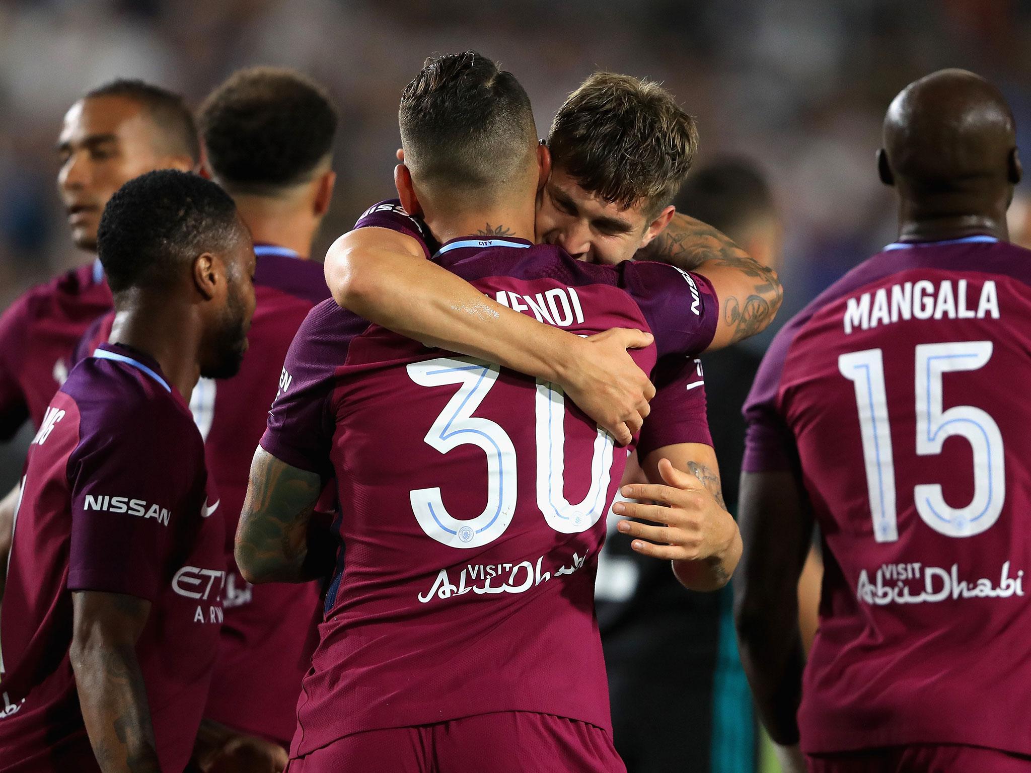 &#13;
Stones looked at home at the heart of City's back three &#13;