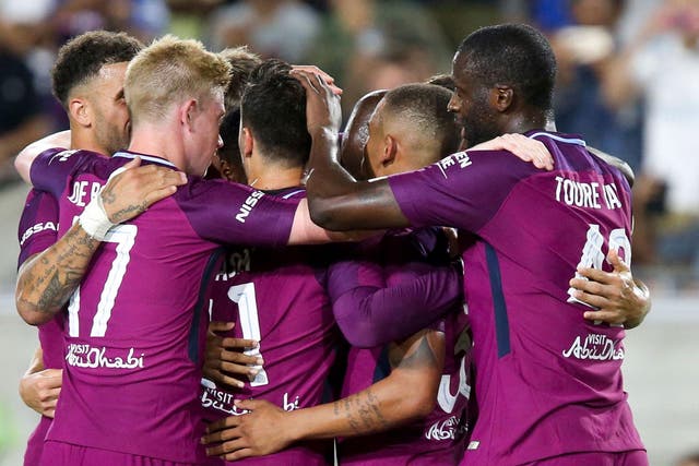 Manchester City turned on the style in Los Angeles