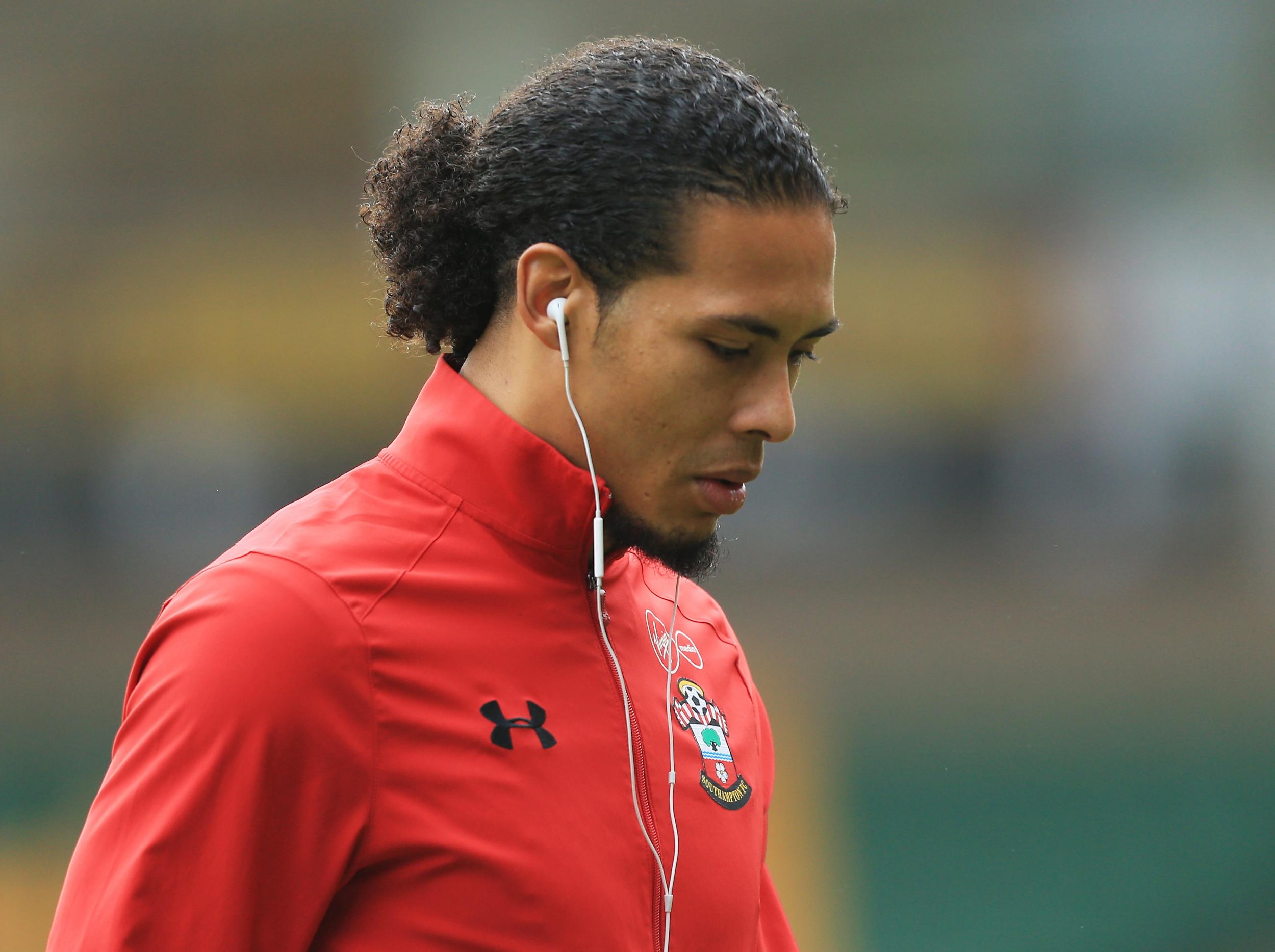 Not for sale: Van Dijk is desperate to force through a move this summer