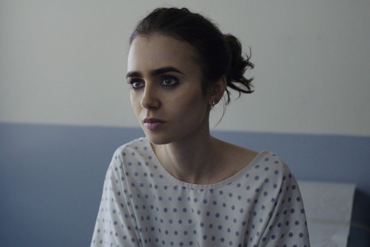 Lily Collins plays the lead role in this film about anorexia