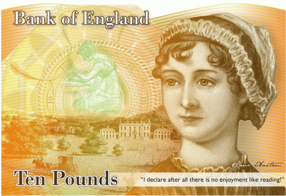 Jane Austen is still very much with us... in banknote form