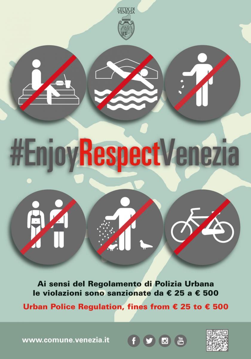 The #enjoyrespectVenezia campaign operates a carrot-and-stick approach to tourism
