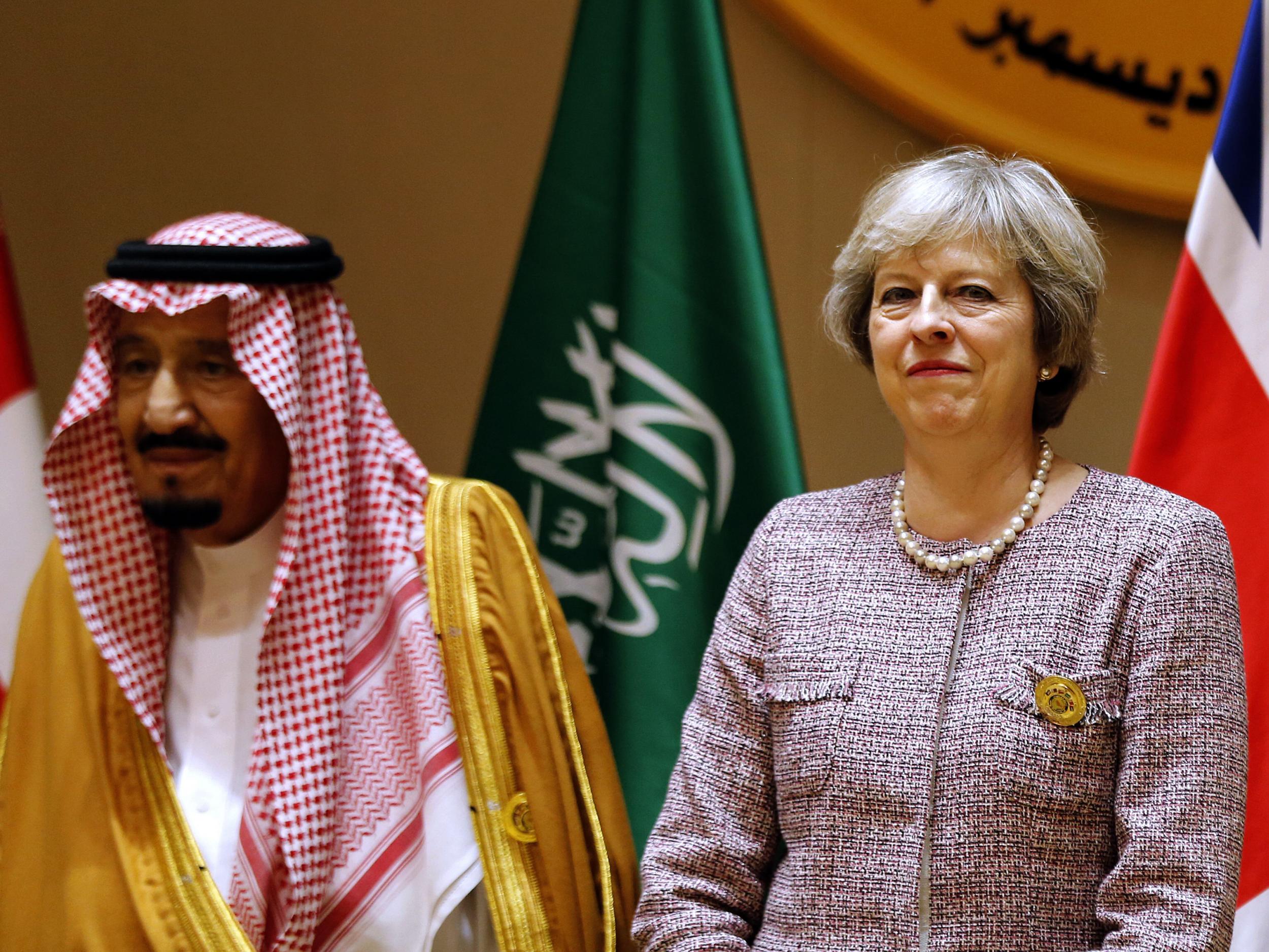 Theresa May has already suppressed a report so it wouldn’t upset the Saudis. And we wonder why we go to war with the Middle East