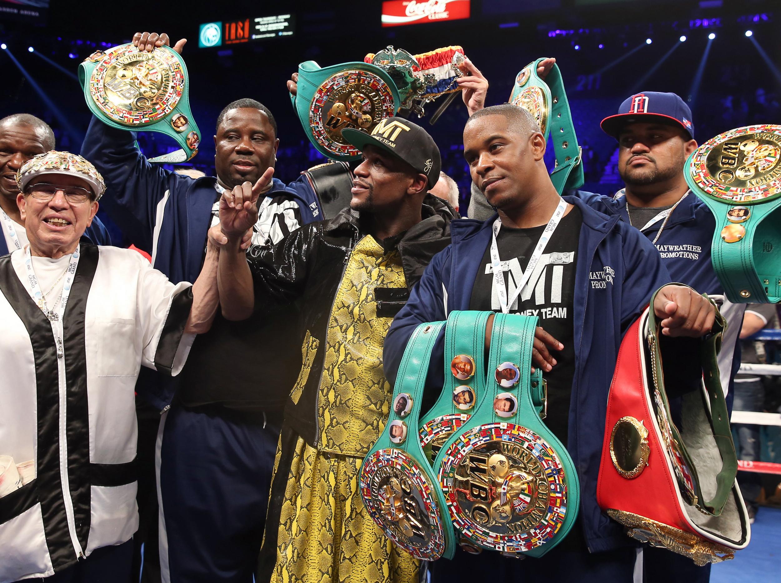 Mayweather has won a number of titles