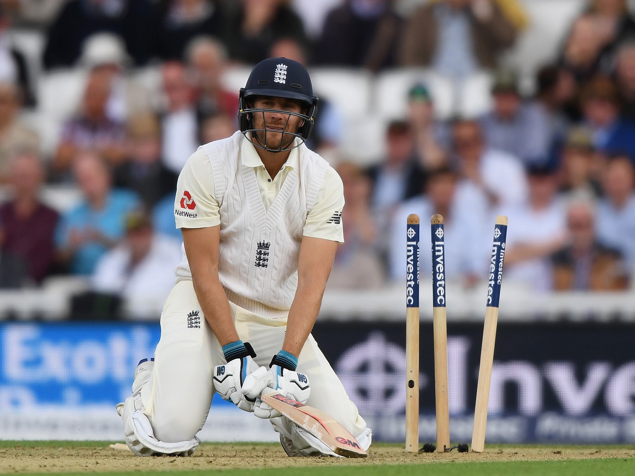 Malan was beaten by the ball of the day