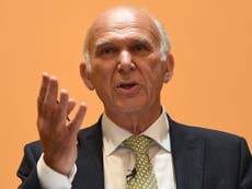 Sir Vince Cable accuses David Cameron of ‘backing down’ on tax havens