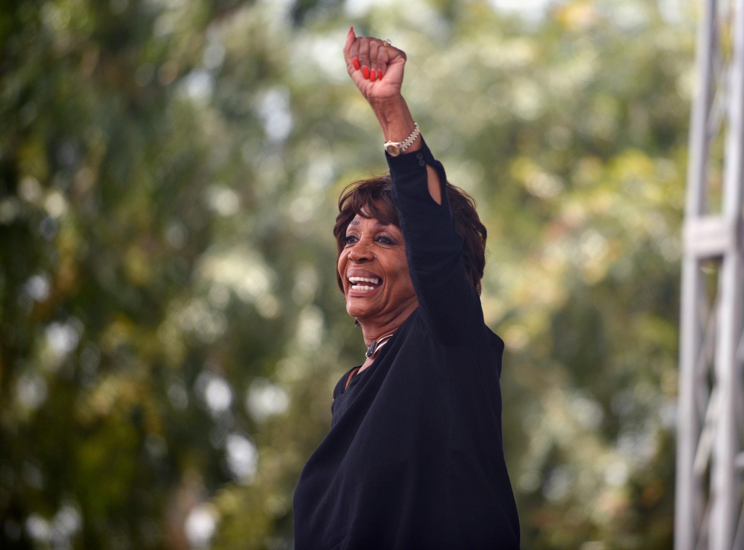 Waters has been critical of Mr Trump's treatment of disabled people