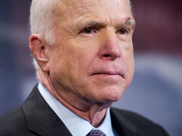 John McCain was one of three Republican senators to vote against the repeal bill