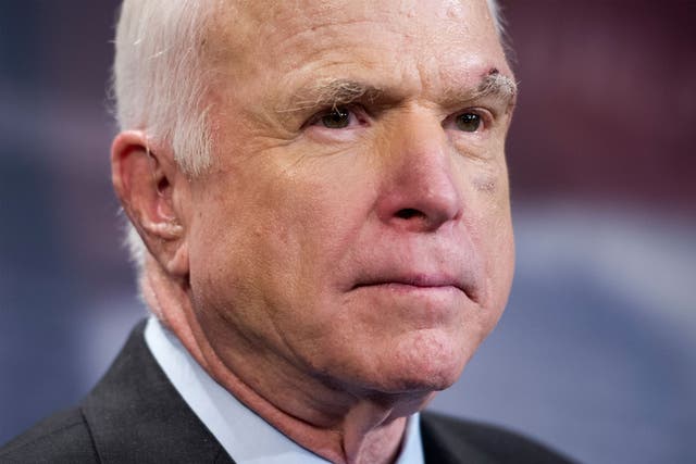 John McCain was one of three Republican senators to vote against the repeal bill