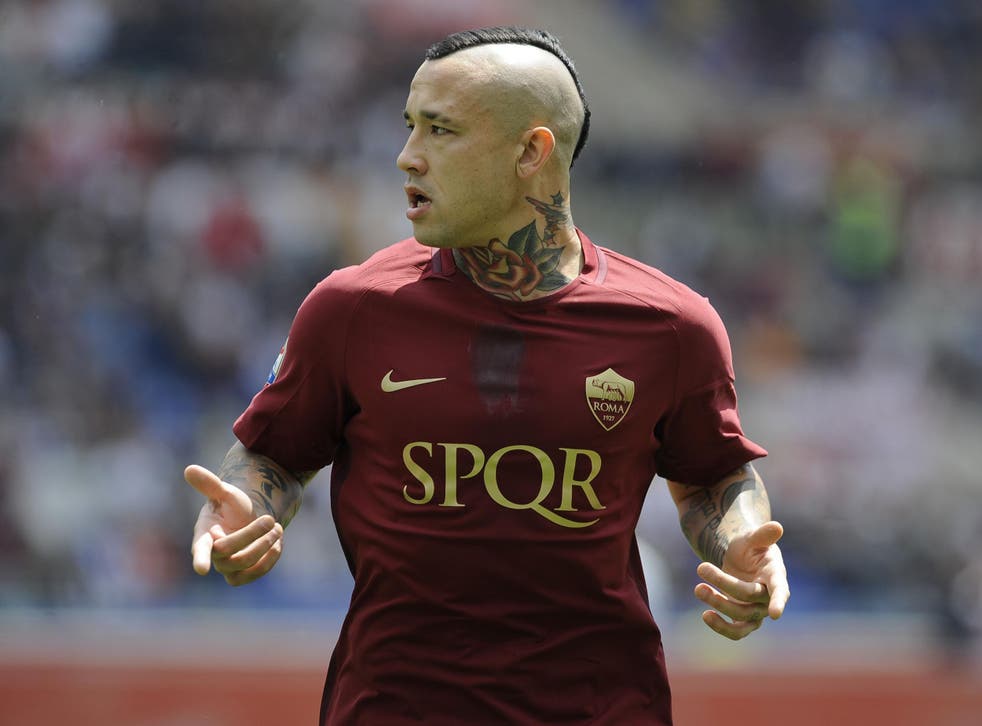 caravan Relatief Inzet Chelsea and Manchester United transfer target Radja Nainggolan signs a new  four-year contract with Roma | The Independent | The Independent