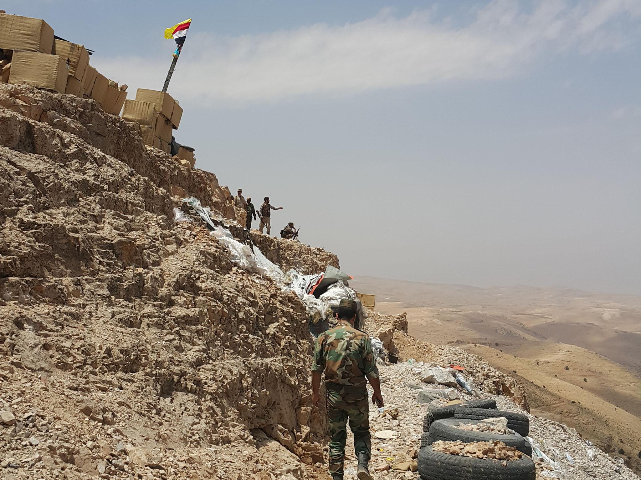 Newly captured by Syrian and Hezbollah fighters, the mountain fortress of Isis stands more than 6,000 feet above sea level
