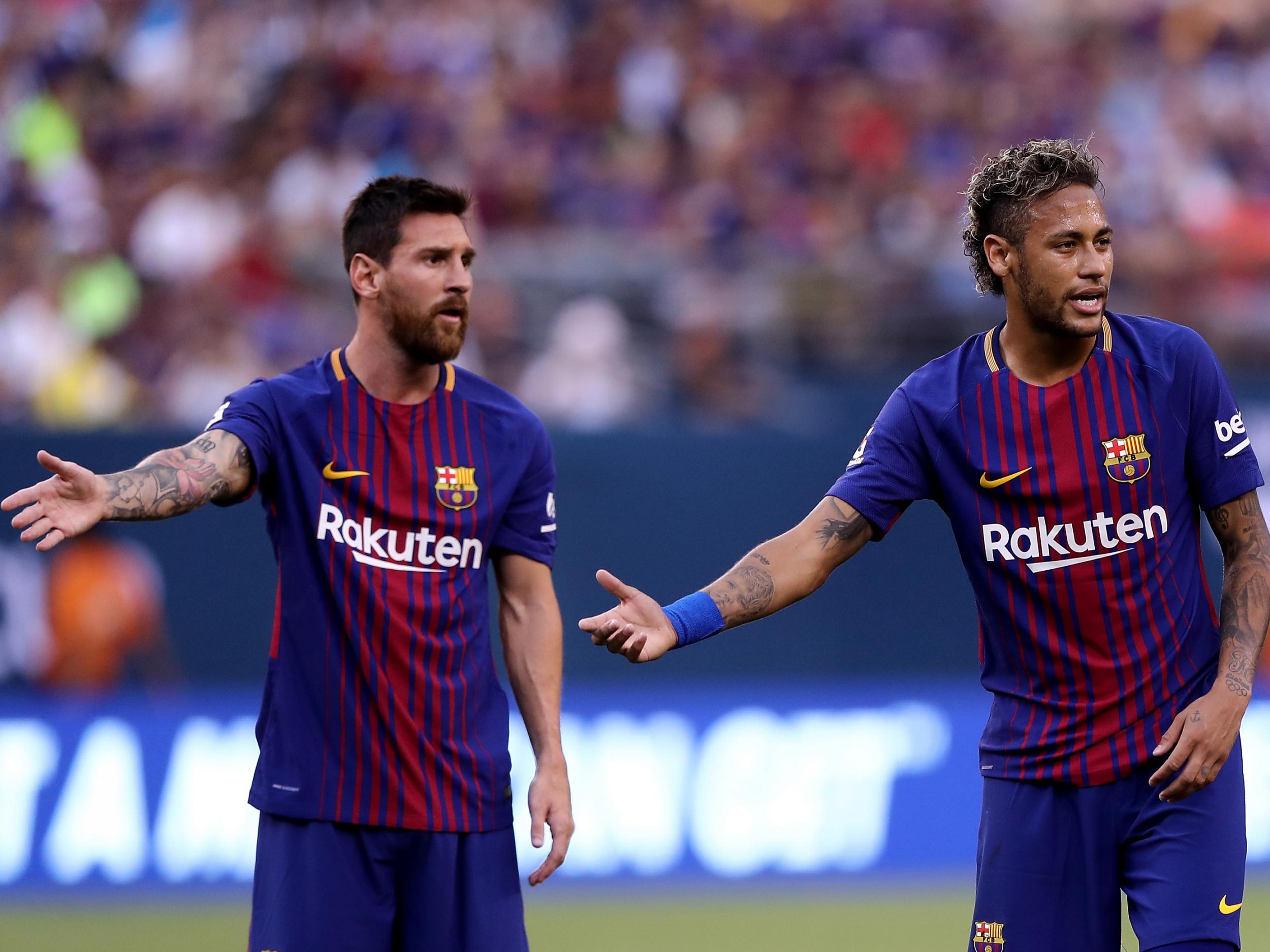 Messi and Neymar are just two of the stars Barcelona are heavily using for press events