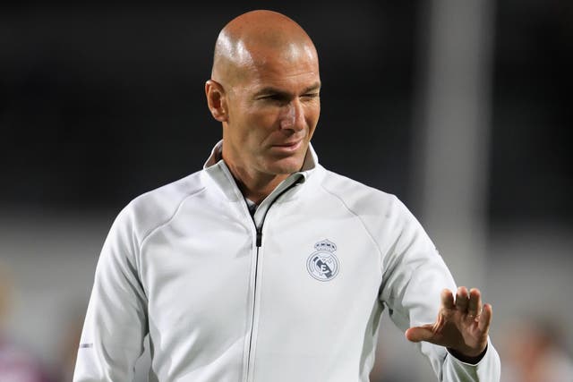 Zidane will lead Real against Barca three times before the La Liga season starts