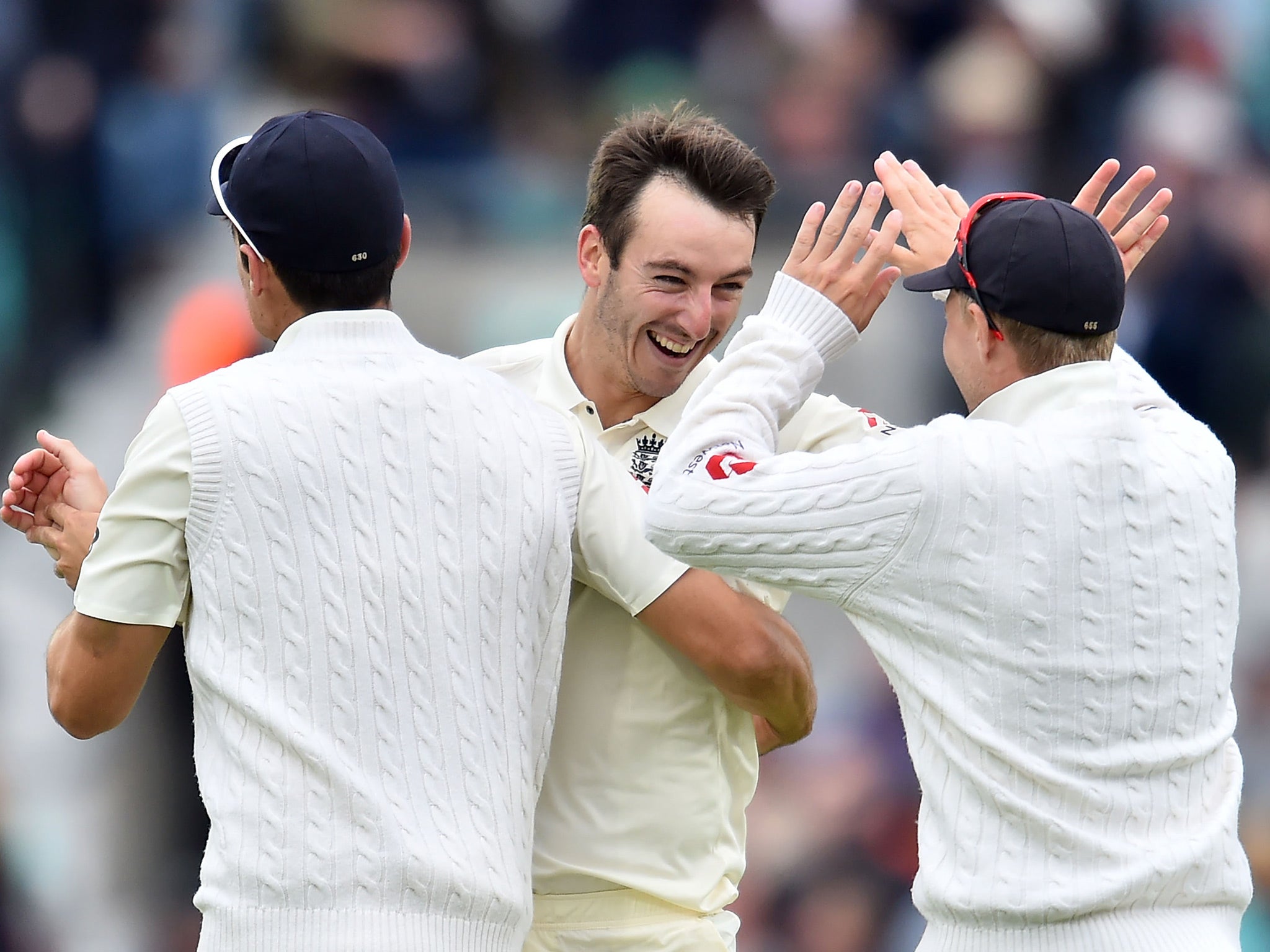 England debutant Toby Roland-Jones removed South Africa's top four