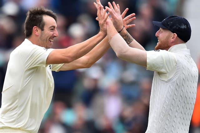 Roland-Jones and Stokes were the stars for England on day two