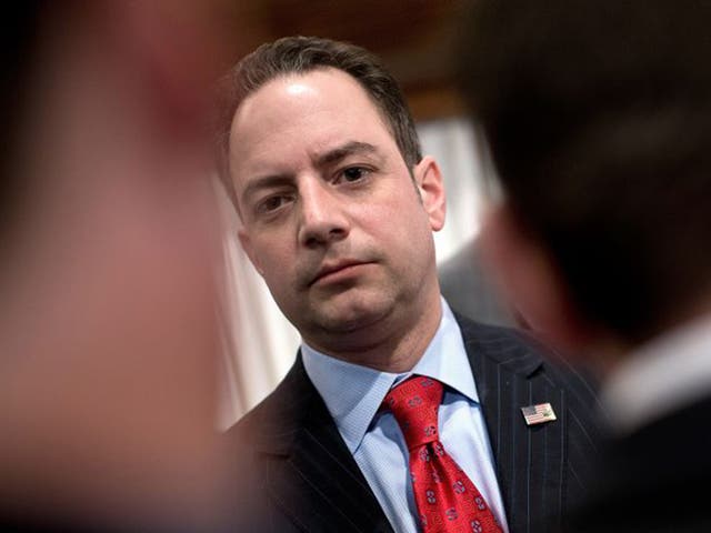 Reince Priebus resigned in July after major pieces of legislation on Mr Trump's agenda failed to pass Congress