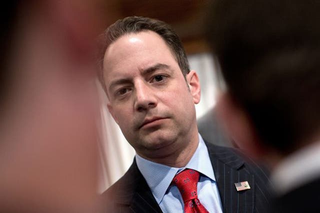 Reince Priebus resigned in July after major pieces of legislation on Mr Trump's agenda failed to pass Congress