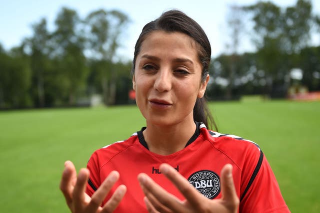 Nadia Nadim fled with her family to Denmark where she forged a career in women's football that has taken her to the US