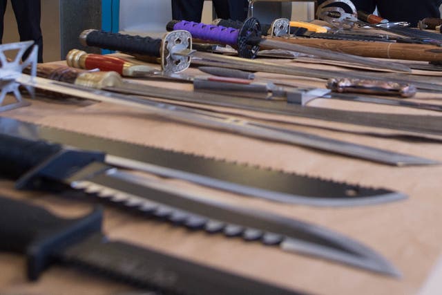Knives are used in criminal acts around four times every hour in the UK