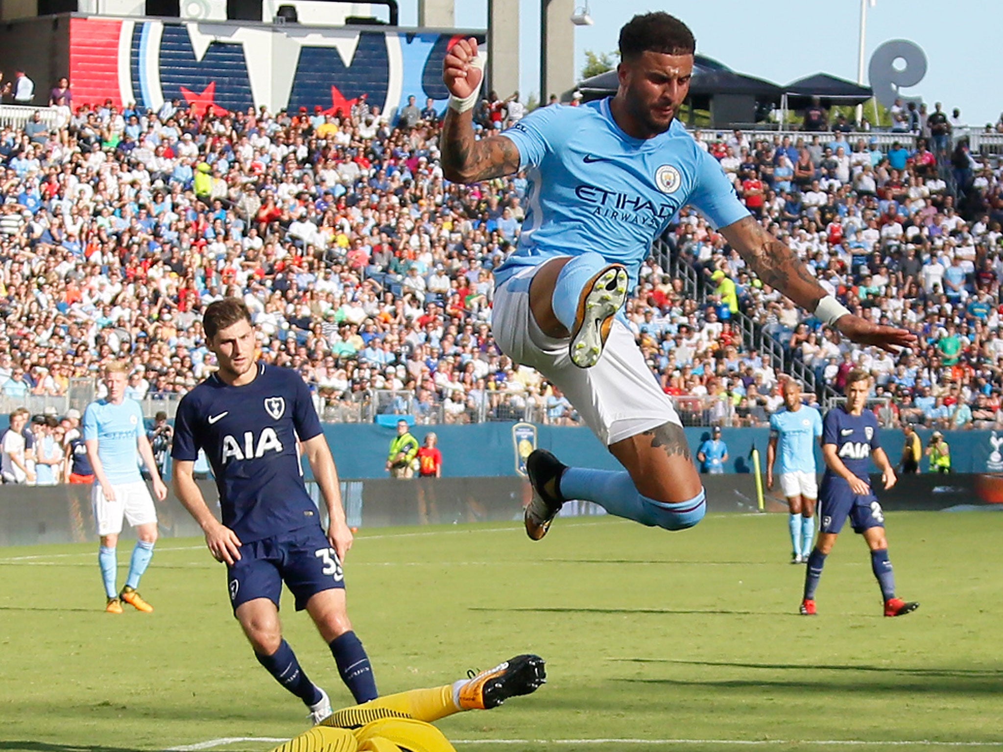 Kyle Walker is in line to feature against Brighton on Saturday