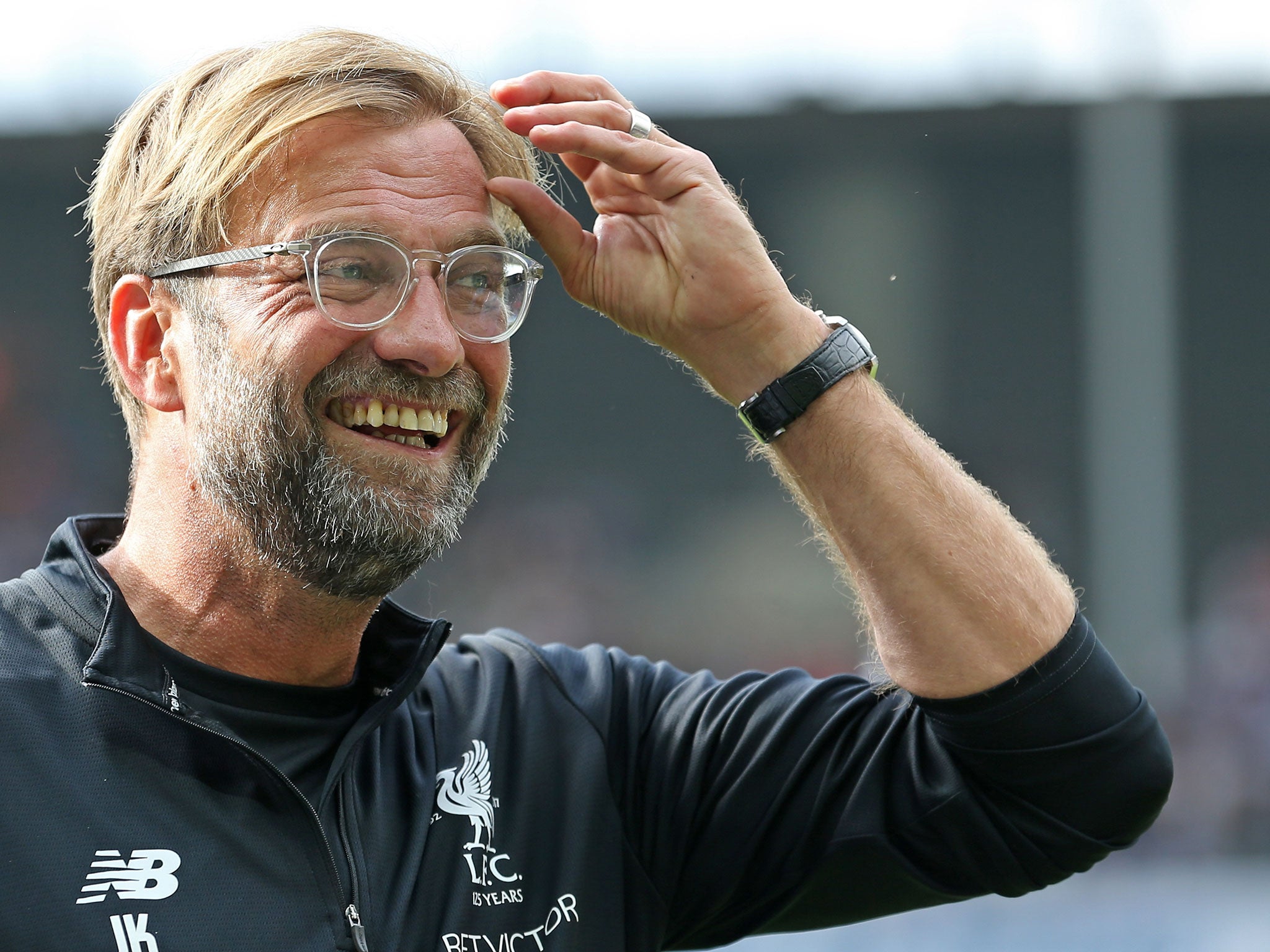 Jurgen Klopp was in a playful move as he joked about Liverpool's next offer for Naby Keita