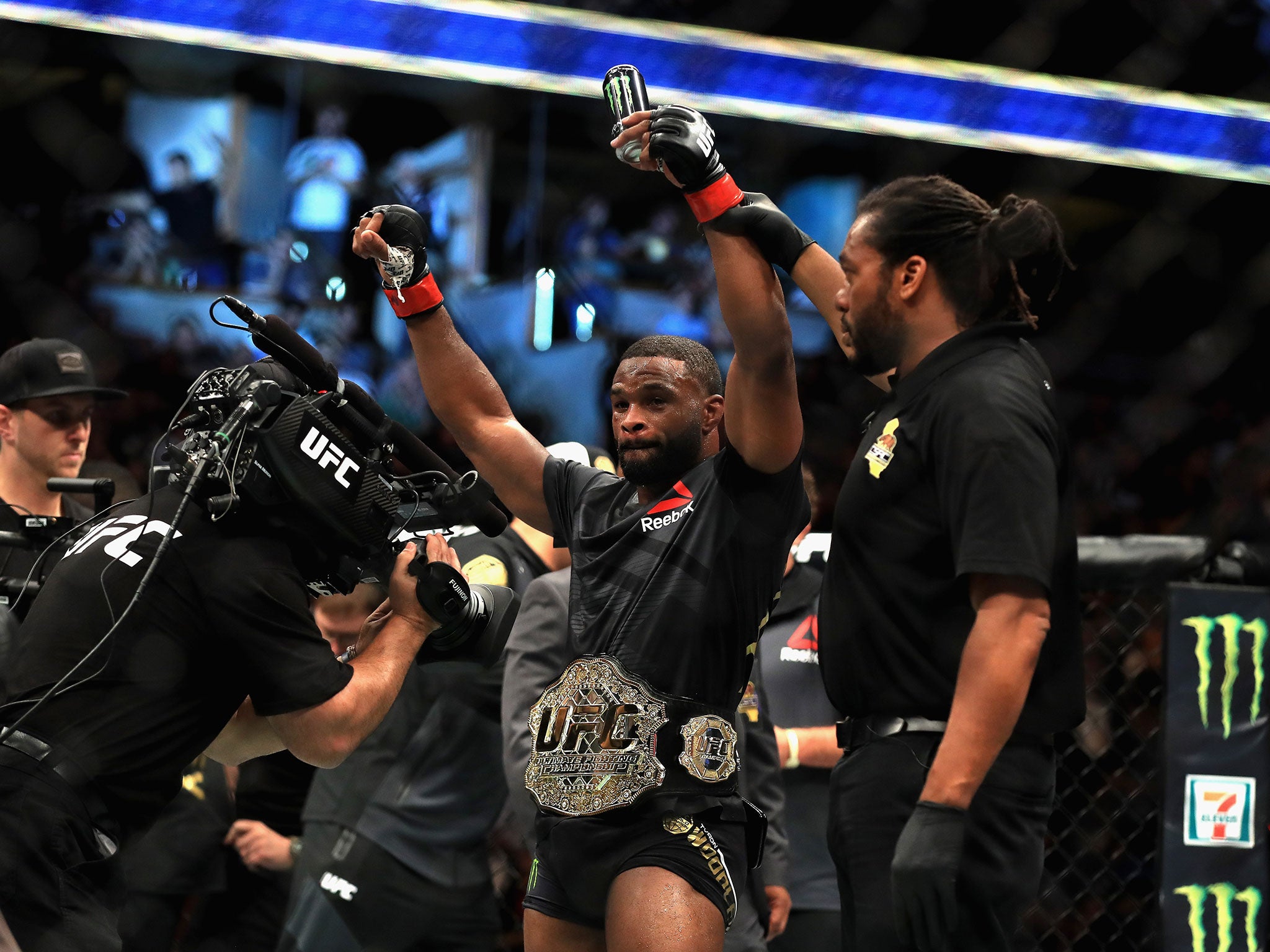 Tyron Woodley had four successful title defences as UFC welterweight champion