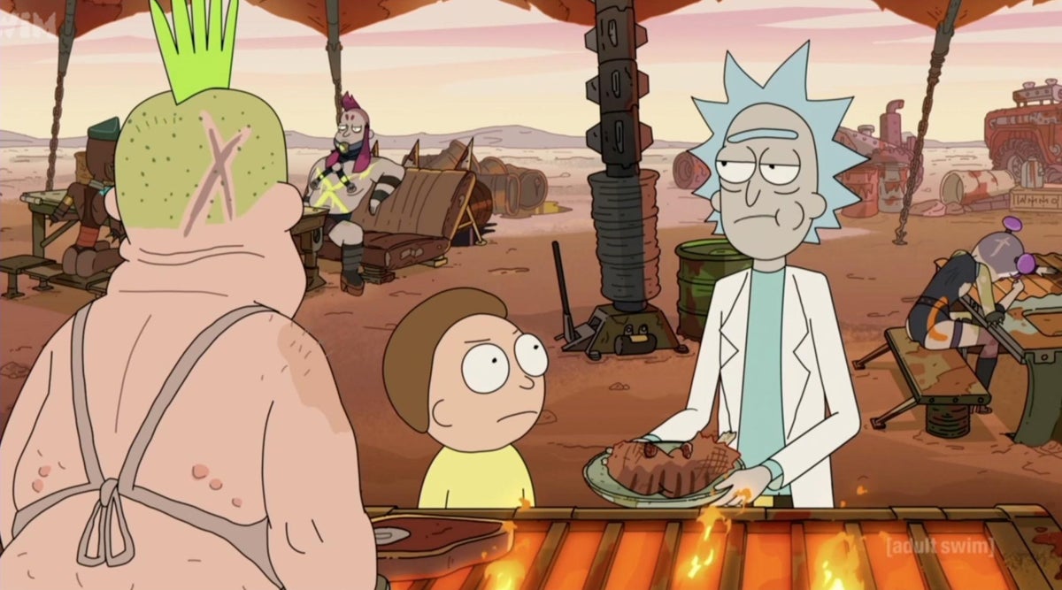 Rick And Morty Season 3 Episode 2 Review Even On A Mad Max Type World Divorce Haunts Summer The Independent The Independent