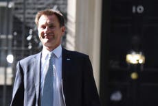Jeremy Hunt says NHS needs EU immigrants amid Cabinet rift