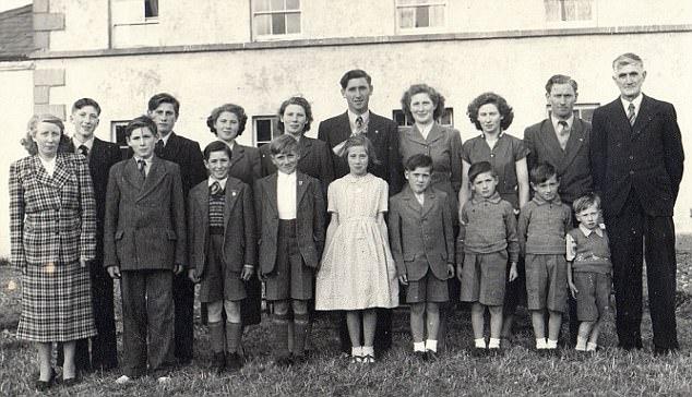 Peter and Ellen Donnelly established the family farm in 1921, and had 16 children in total (Image: BBC)