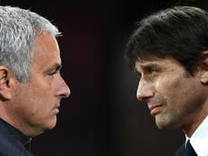 Mourinho 'mocks' Conte's hairline after Chelsea's manager warning