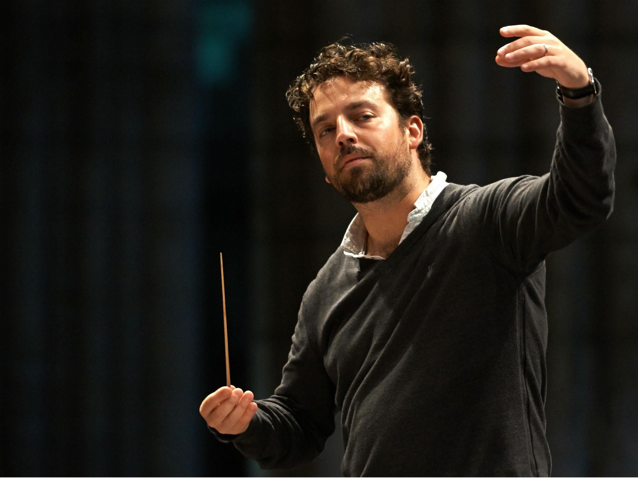James Gaffigan (above) and the BBC Symphony Orchestra performed 'Prom 18' at the Royal Albert Hall