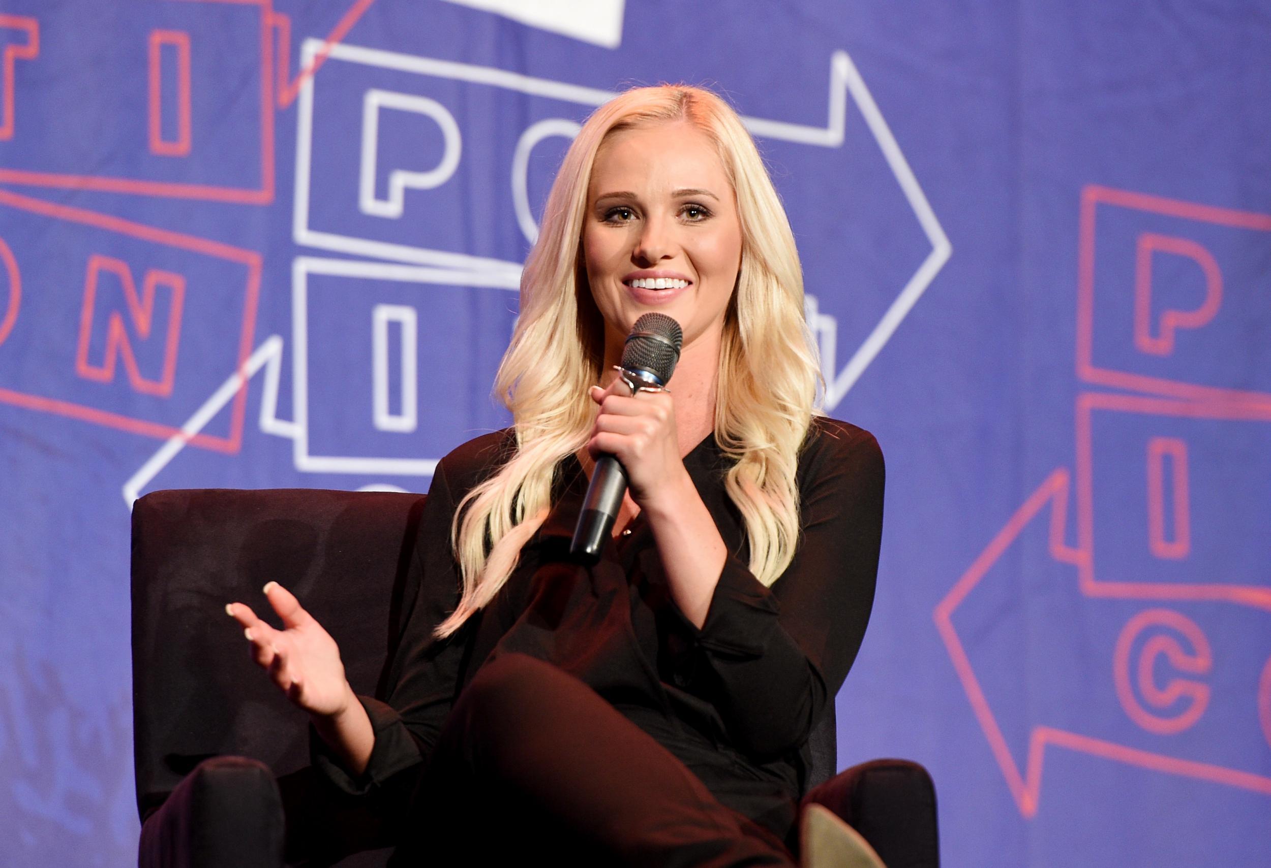 Tomi Lahren at 'Chelsea Handler in Conversation with Tomi Lahren' panel during Politicon