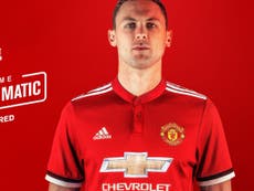 Mourinho reveals why he signed Matic for United from Chelsea