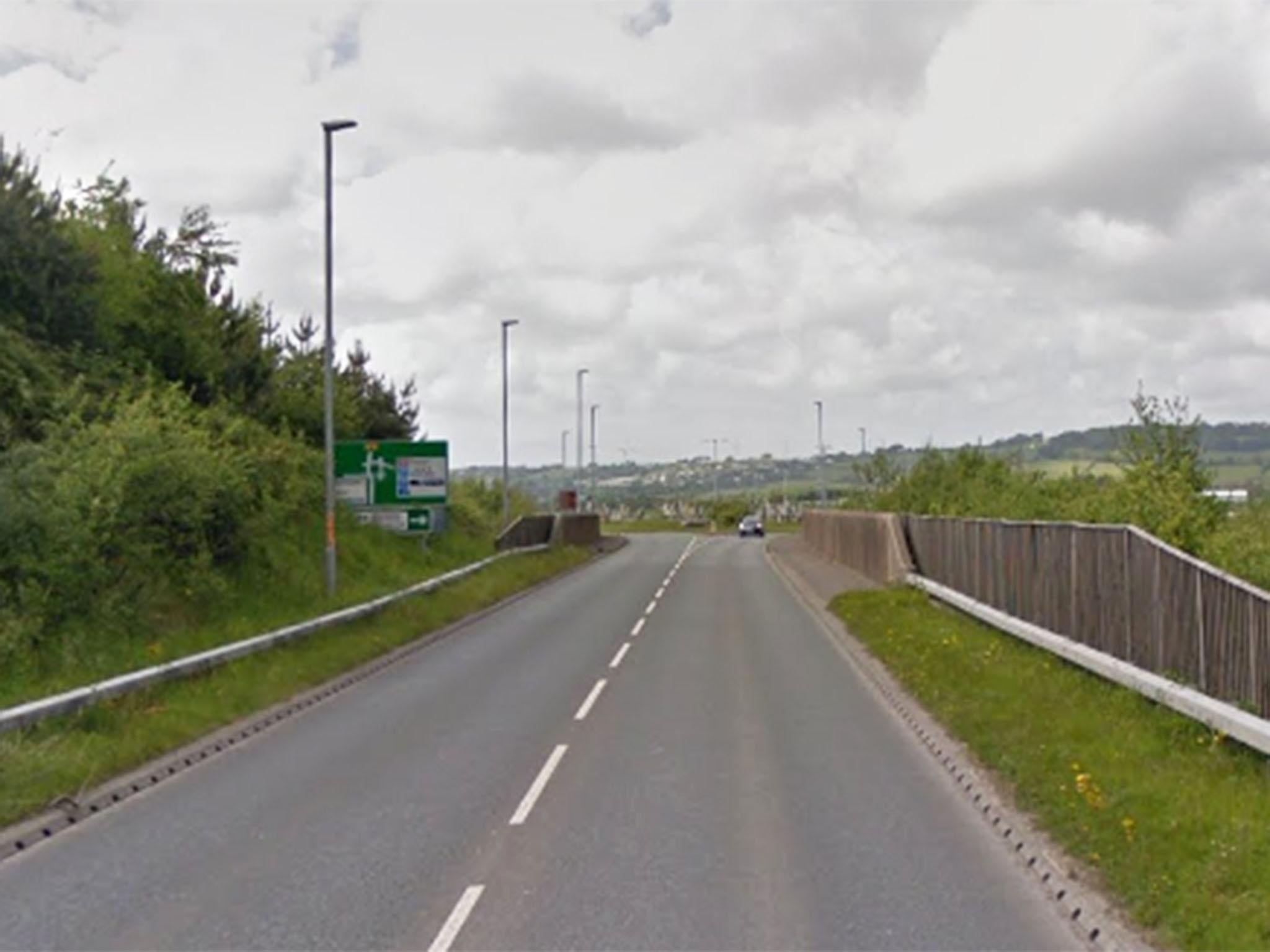 The vehicle collided with a Marks and Spencers lorry on the A361 near Barnstaple