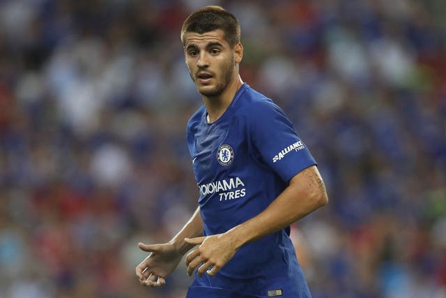 Alvaro Morata may not be fit enough to start Chelsea's Community Shield clash against Arsenal