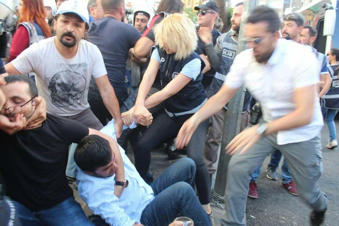 In mid May, people in Ankara attempted to hold a press conference, though the police ended up taking 30 of them to prison and beating them