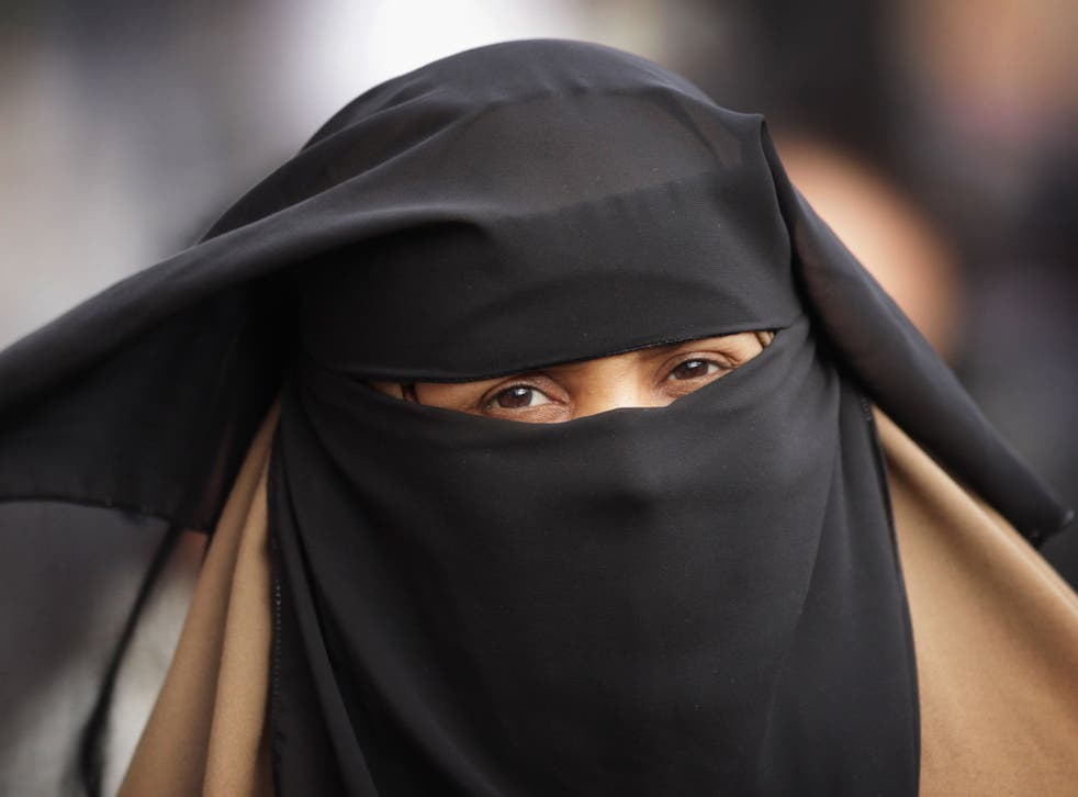 Contentious 'burqa ban' prohibits anyone from wearing garments which cover the face in public (file image)
