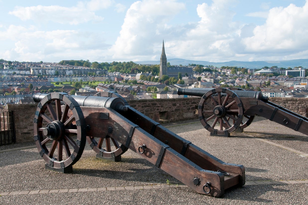 Visitors can learn more about Derry's history on a city walls tour