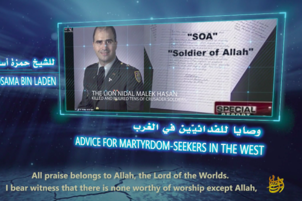 Osama Bin Laden's son featured in an Al Qaeda propaganda video in May