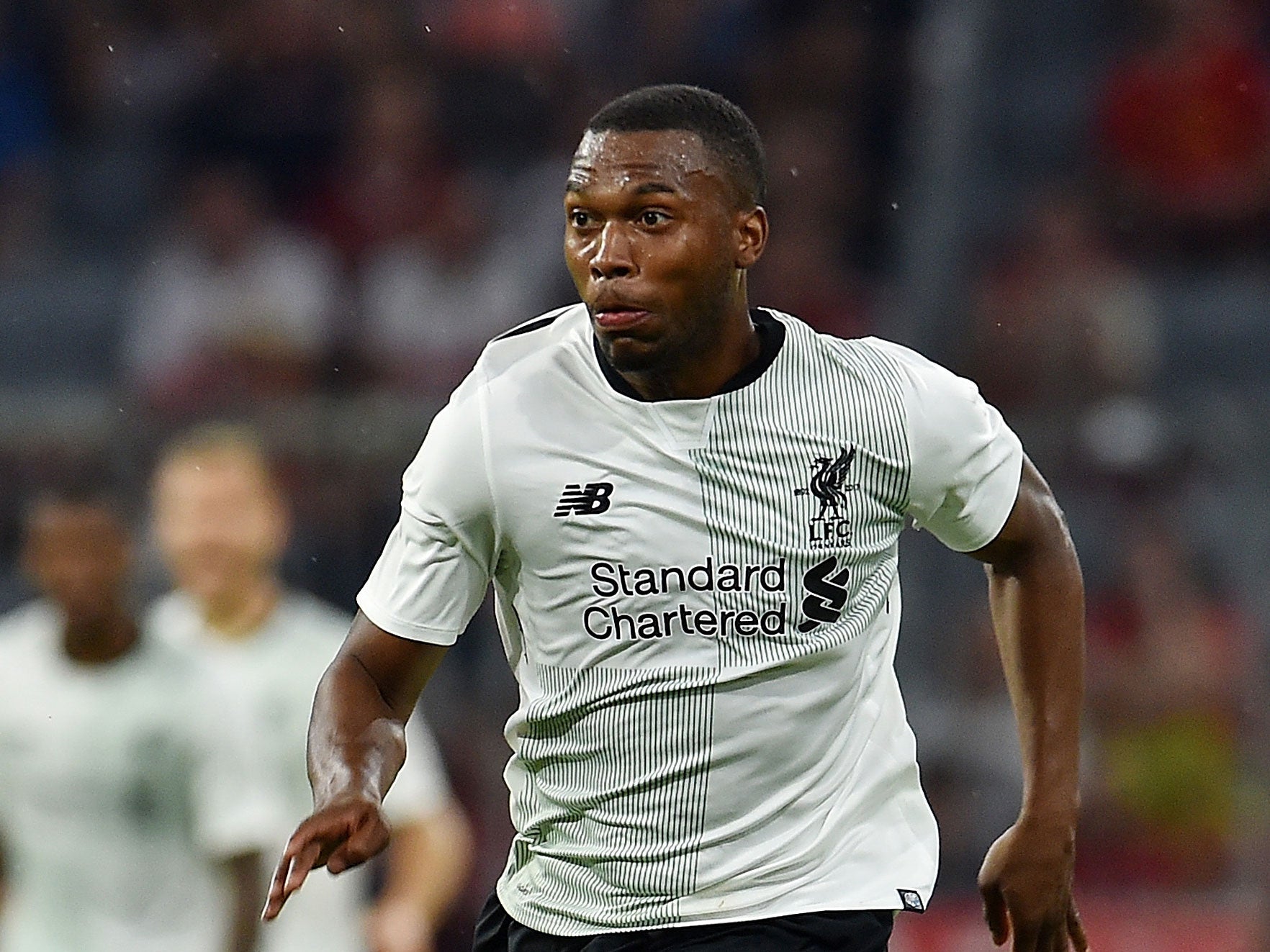 Daniel Sturridge was replaced shortly after scoring Liverpool's third goal